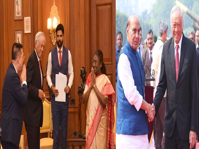 Singapore Defence Minister Meets President Murmu; Holds Key Meeting ...