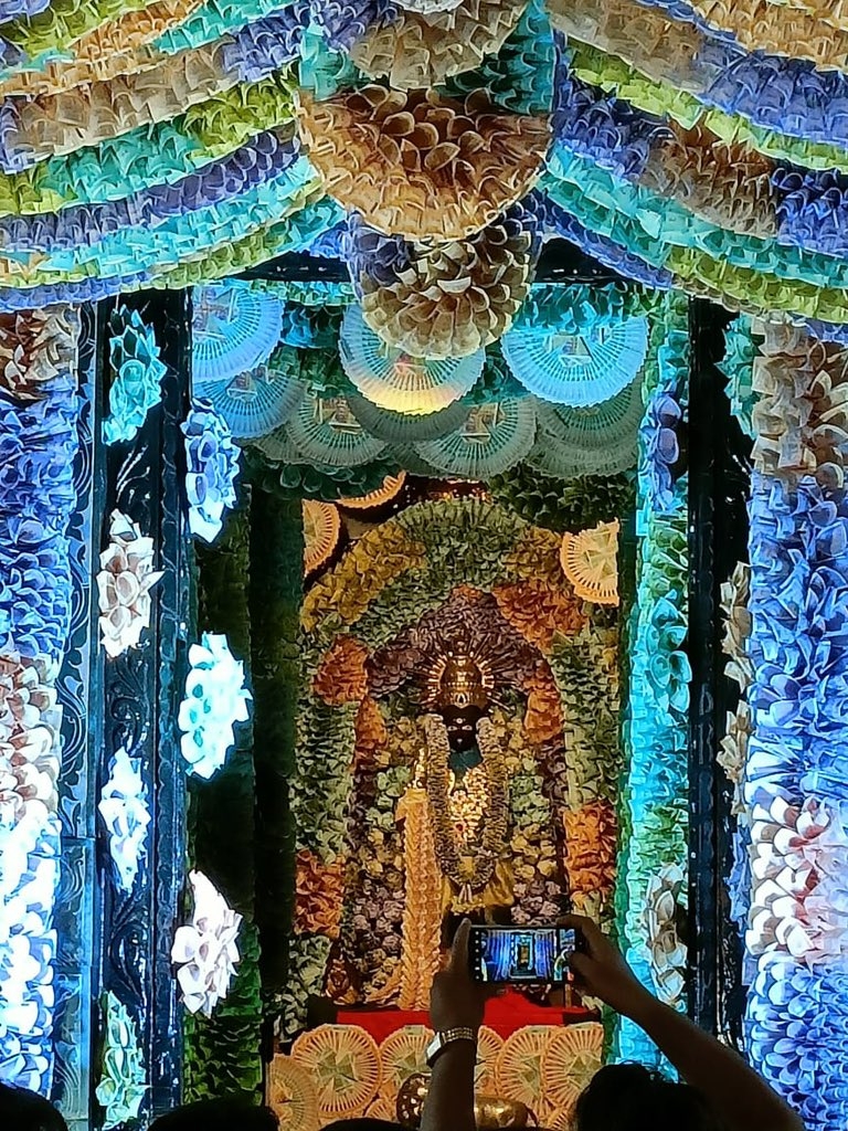 Andhra temple decorated with Rs 5 crore currency notes India Tribune