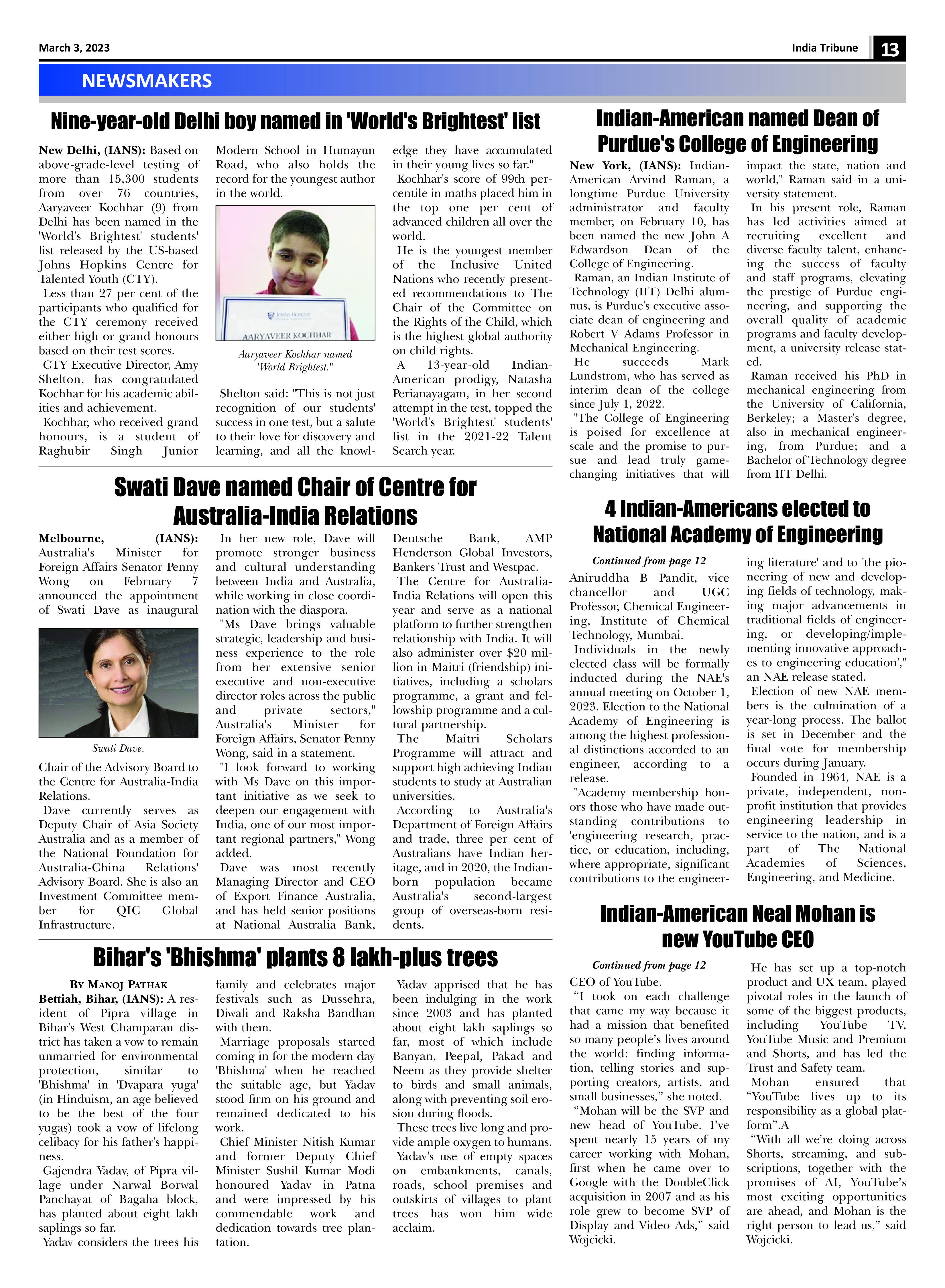 India Tribune Four