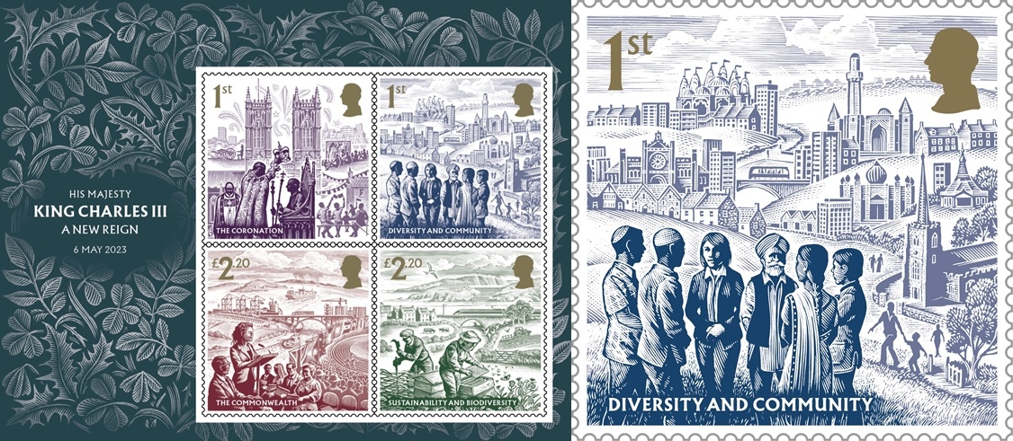 Hindus, Muslims, Sikhs feature on Royal Mail stamp marking King’s ...