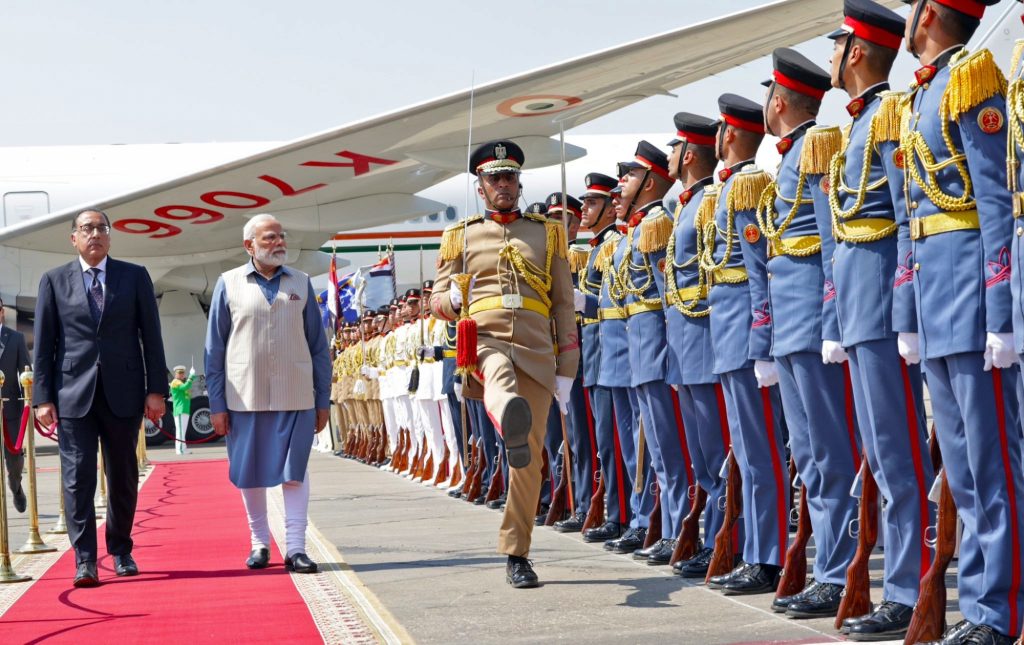 PM Modi Arrives In Egypt Says Confident That Visit Will Strengthen 