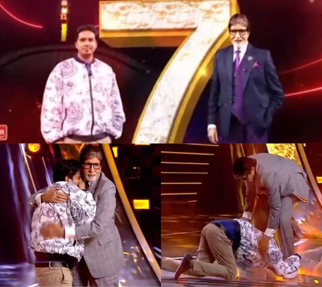 ‘KBC 15’: Big B Hugs Crying Contestant As He Takes A Shot At Rs 7cr ...