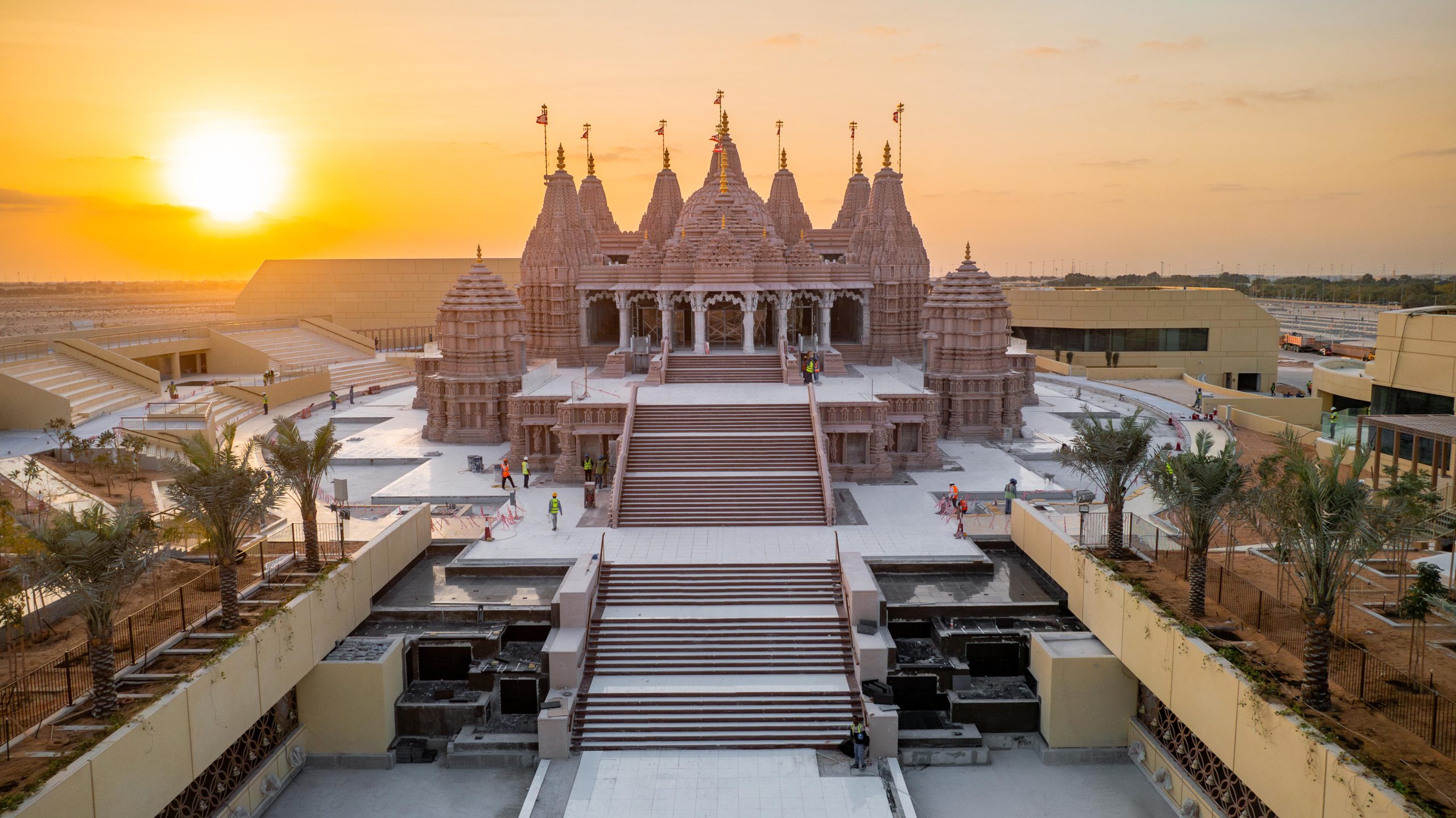 BAPS Hindu Temple In Abu Dhabi Represents Connection Between Bharat And ...