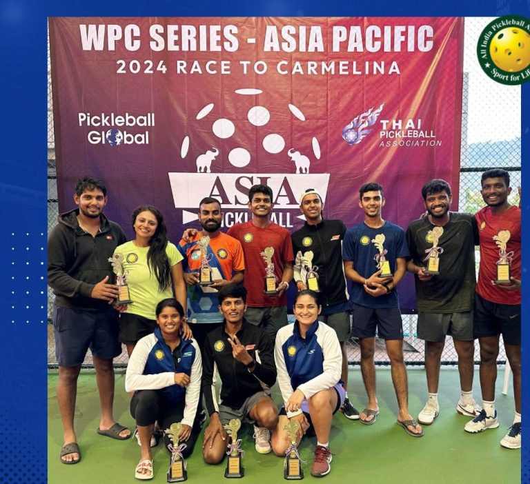 India win 6 medals at WPC series 2024 Asia Pickleball Open India