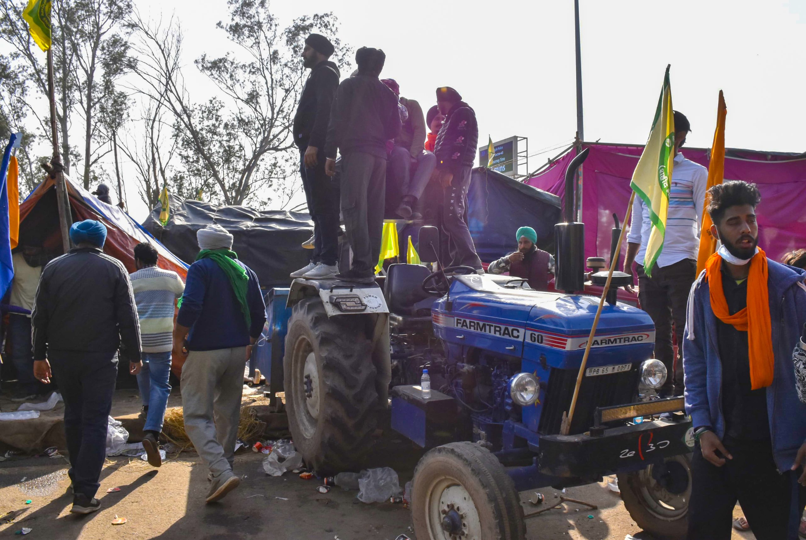 ‘Dilli Chalo’ Protest March By Farmers Stayed Till Feb 29 - India ...