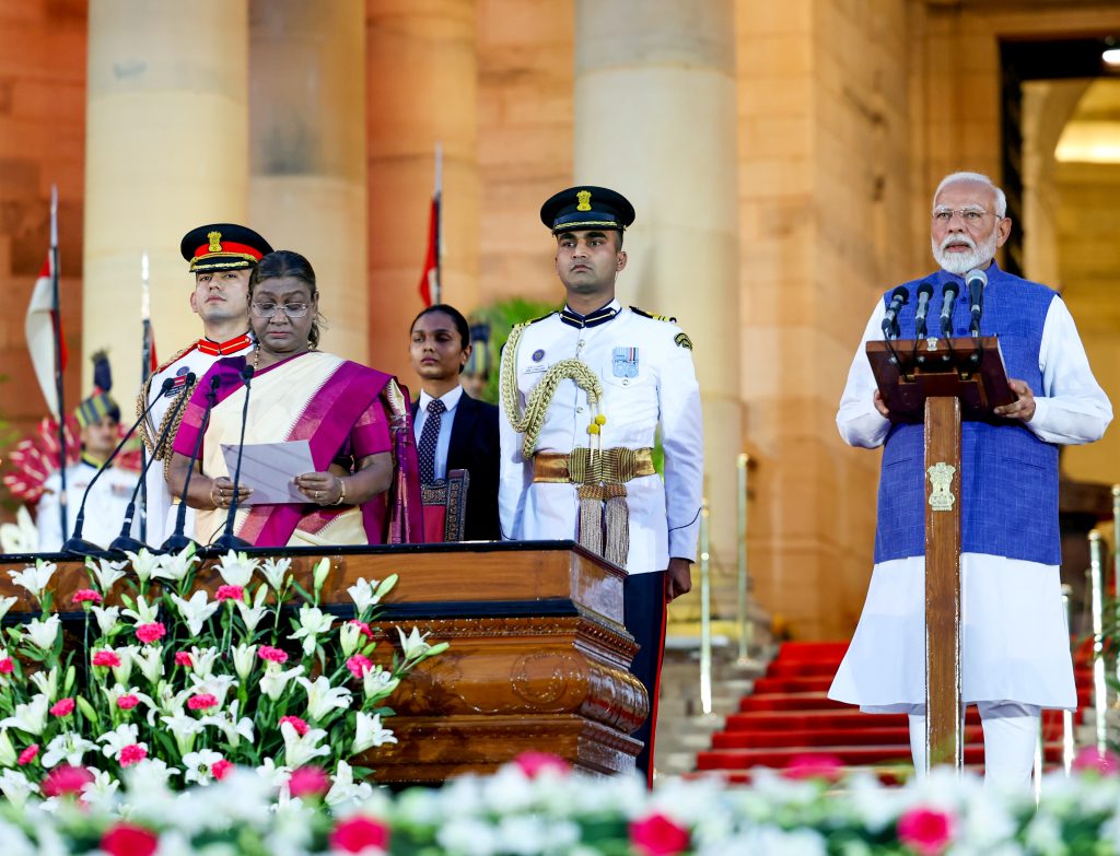 Narendra Modi Takes Oath As Pm For Third Term Cabinet Ministers In